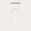 Valentino/华伦天奴女士新品 白色 紧密府绸衬衫