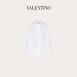 Valentino/华伦天奴女士新品 白色 紧密府绸衬衫