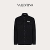 Valentino/华伦天奴男士新品 黑色 VLTN TAG 牛仔衬衫