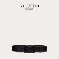 VALENTINO GARAVANI/华伦天奴 VLogo Signature 亮面小牛皮腰带