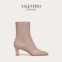 VALENTINO GARAVANI/华伦天奴 女士新品 ROCKSTUD 羊皮革铆钉短靴