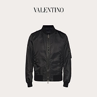 Valentino/华伦天奴男士新品  ROCKSTUD UNTITLED 尼龙飞行夹克