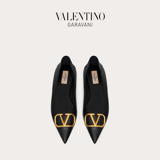 VALENTINO GARAVANI/华伦天奴 VLogo Signature 小牛皮芭蕾平底鞋