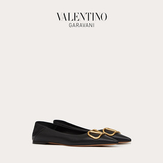 VALENTINO GARAVANI/华伦天奴 VLogo Signature 小牛皮芭蕾平底鞋