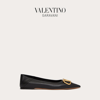 VALENTINO GARAVANI/华伦天奴 VLogo Signature 小牛皮芭蕾平底鞋