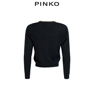 PINKO2020秋冬项链装饰舒适毛衣针织衫1Q106GY6Z1
