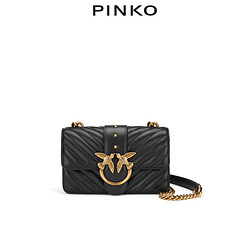 PINKO 品高 2021春夏新品羊皮绗缝经典迷你飞鸟包燕子包1P227LY6XV