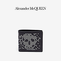 ALEXANDER MCQUEEN/亚历山大麦昆 男士黑色牛皮钱包