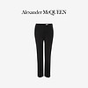 ALEXANDER MCQUEEN/亚历山大麦昆 2020早秋女士黑色高腰烟管裤
