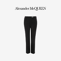 ALEXANDER MCQUEEN/亚历山大麦昆 2020早秋女士黑色高腰烟管裤
