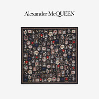 ALEXANDER MCQUEEN/亚历山大麦昆Cameo Capsule女士真丝围巾