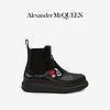 ALEXANDER MCQUEEN/亚历山大麦昆Cameo Capsule女士拼接切尔西靴