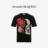 ALEXANDER MCQUEEN/亚历山大麦昆Cameo Capsule 女士黑色棉质T恤