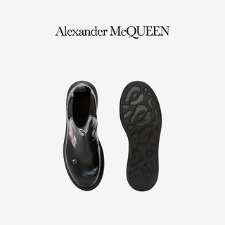 ALEXANDER MCQUEEN/亚历山大麦昆Cameo Capsule女士拼接切尔西靴