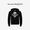 ALEXANDER MCQUEEN/亚历山大麦昆Cameo Capsule黑色针织连帽卫衣