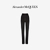 ALEXANDER MCQUEEN/亚历山大麦昆 2020秋冬女士黑色高腰长裤
