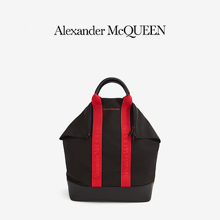 ALEXANDER MCQUEEN/亚历山大麦昆献礼系列男士帆布肩背包