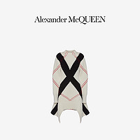 ALEXANDER MCQUEEN/亚历山大麦昆 2020女士秋冬宽松菱形针织套衫