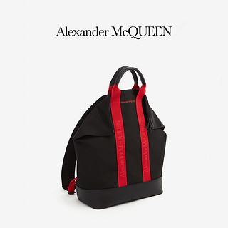 ALEXANDER MCQUEEN/亚历山大麦昆献礼系列男士帆布肩背包