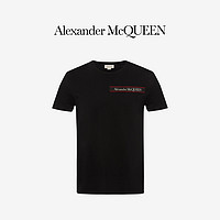 ALEXANDER MCQUEEN/亚历山大麦昆 2021早春男士  标识饰带T恤