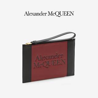 ALEXANDER MCQUEEN/亚历山大麦昆 女士Signature 拉链置物袋