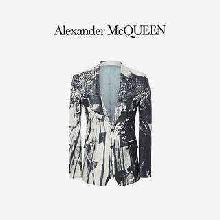 ALEXANDER MCQUEEN/亚历山大麦昆 2021早春 男士Trompe印花夹克