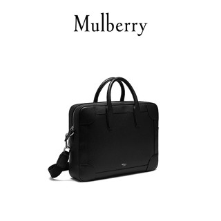 Mulberry/玛珀利Belgrave皮革大号单肩斜挎包手提包文件包 HH4356