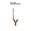 Mulberry/玛珀利新款皮革拼接英文个性字母钥匙环