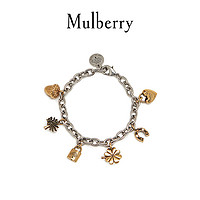 Mulberry/玛珀利2020新款Lucky Charm金-银色吊坠链条手链QB2317