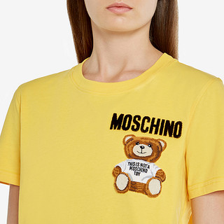 MOSCHINO/莫斯奇诺 20早秋新品 绒毛泰迪熊女士修身T恤