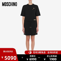 MOSCHINO/莫斯奇诺 20秋冬 女士互锁平纹针织连衣裙