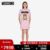 MOSCHINO/莫斯奇诺 20秋冬 女士泰迪刺绣摇粒绒连衣裙