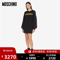 MOSCHINO/莫斯奇诺 20秋冬 女士刺绣徽标连衣裙
