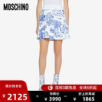 MOSCHINO/莫斯奇诺 20秋冬 女士Animé印花短裙