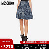 MOSCHINO/莫斯奇诺 20秋冬 女士牛仔印花迷你裙