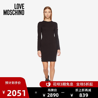 Love Moschino/莫斯奇诺 20秋冬 女士短款修身连衣裙