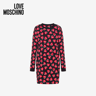 Love Moschino/莫斯奇诺 20秋冬 女士Thunder Hearts 连衣裙