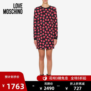 Love Moschino/莫斯奇诺 20秋冬 女士Thunder Hearts 连衣裙