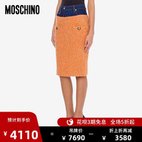 MOSCHINO/莫斯奇诺 20秋冬 女士单珠地牛仔迷你裙