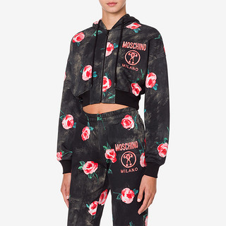 MOSCHINO/莫斯奇诺 21春夏 女士 彩绘花朵七分运动衫