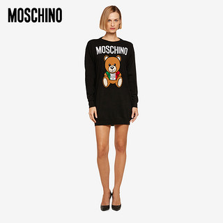 MOSCHINO/莫斯奇诺 21春夏 女士 意大利泰迪熊羊毛连衣裙