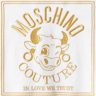 MOSCHINO/莫斯奇诺 21春夏 女士 中国牛年胶囊系列平纹针织连衣裙