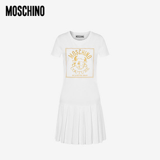 MOSCHINO/莫斯奇诺 21春夏 女士 中国牛年胶囊系列平纹针织连衣裙