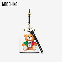 MOSCHINO/莫斯奇诺 21春夏 女士 小型泰迪熊图案水桶包