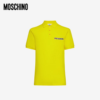 MOSCHINO/莫斯奇诺 21春夏 男士 几何徽标 弹力棉质pique polo衫