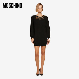 MOSCHINO/莫斯奇诺 21春夏 女士 新西兰美利奴羊毛连衣裙