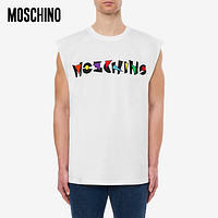 MOSCHINO/莫斯奇诺 21春夏 男士  Geometric Logo平纹针织T恤