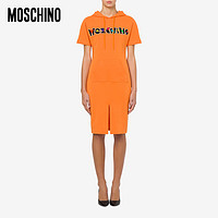 MOSCHINO/莫斯奇诺 21春夏 女士 Geometric 徽标弹力针织连衣裙