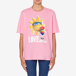 Love Moschino/莫斯奇诺 21春夏 女士 太阳系列 运动T恤