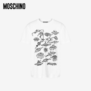 MOSCHINO/莫斯奇诺 21春夏 男士   Spaceship平纹针织T恤